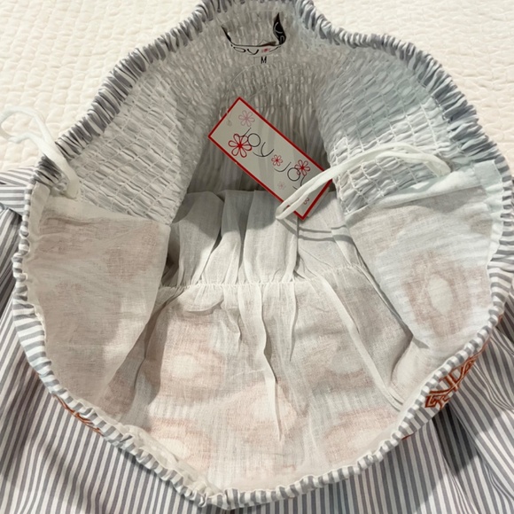 NWT Joy Joy Embroidered Tube Dress - Picture 9 of 12